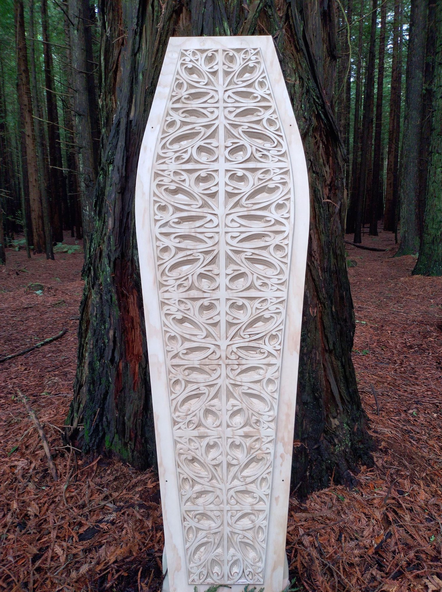 Biodegradable Casket in Forest-1