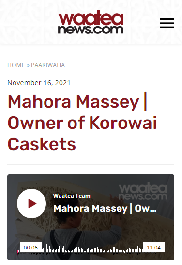 Mahora Massey Korowai Caskets